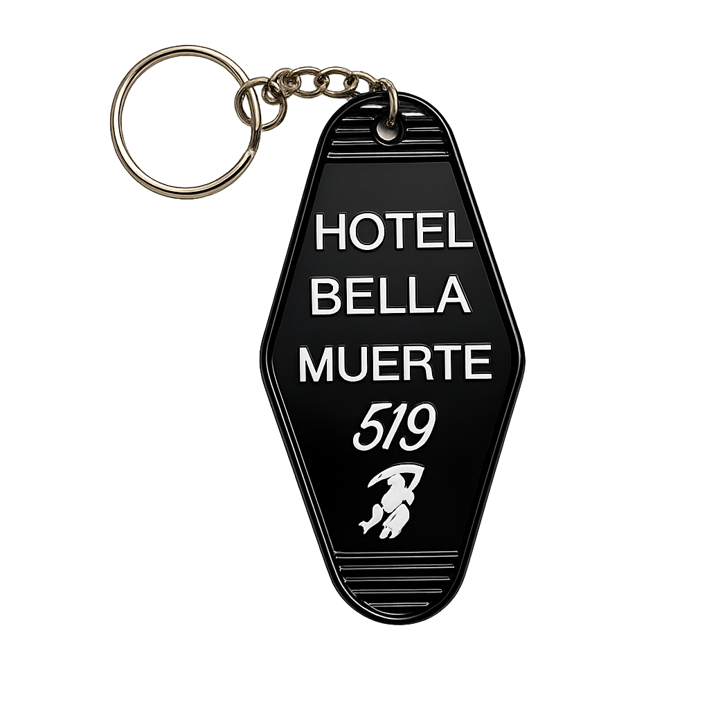 MCR HOTE BELLA  MUERTE KEYCHAIN
