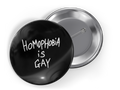 FRANK IERO HOMOPHOBIA IS GAY PIN