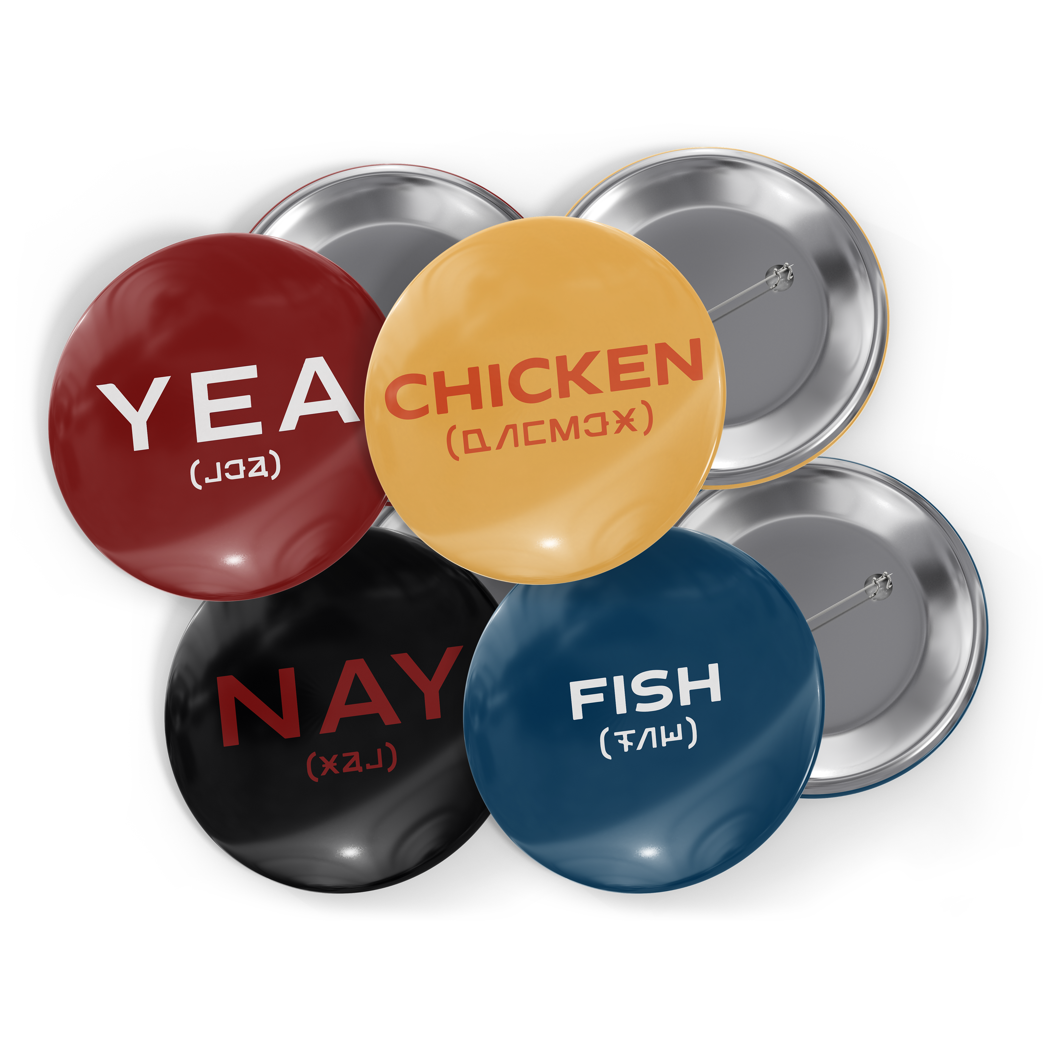 MCR VOTATION SIGNS PIN SET